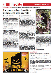 Article de la Gazette de Crest du 17 octobre 2014