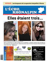 Une de L'écho rhonalpin du 14 juin 2012.